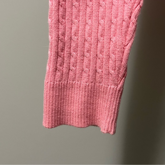 Lilly Pulitzer Soft Knit Button Front Crewneck Cardigan and Tank Top Pink - Picture 4 of 13